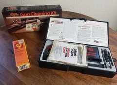 Vintage Kleen Bore Gun Cleaning Kit 38/357/9 mm Model PK-210 Hoppe’s Gun Grease