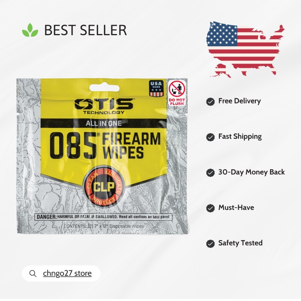 Dual-Use O85 CLP Wipes 2 Pack – Superior Firearm Maintenance Solution