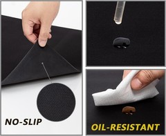 Gun Cleaning Mat 48″x16″, Extra Large Magnetic Gun Mat with Organizer Parts Tray