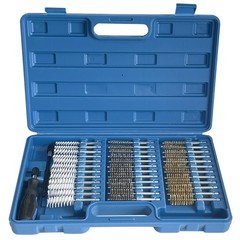 Alloy Steel and Nylon Wire Brush Set – 38-Piece Assortment for Auto and Home Use