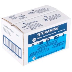 Edwards-Councilor S150E48 Steramine Sanitizer Tablets Sanitabs 150 Count