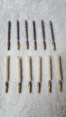 Bore Cleaning Brushes and Swabs for .17 Caliber Guns 177