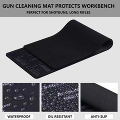 36x16x1/4 inch AR-15 gun cleaning mat, large&thick gun mat