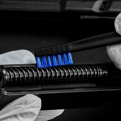 PINGMIC Gun Cleaning Brushes Set – 12 Pack Double-Ended Nylon Brushes with Plast