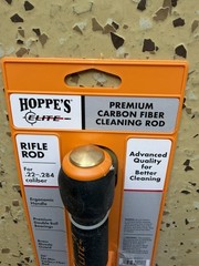 Hoppes Elite Carbon Fiber 36″ Cleaning Rod for .22-.284 Caliber Rifle RC22R