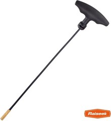 Flexible Threaded Bore Cleaning Coated Cable Set 8″, 33″ for Pistol Rifle in Zip