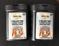 BREAK FREE COLLECTOR LONG TERM PROTECTANT (20 WIPES PER CANISTER) 2 PACK