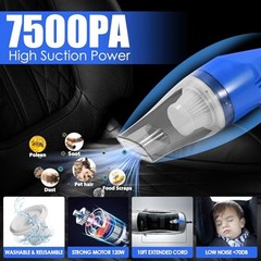 18PCS Car Cleaning Kit, Car Interior Detailing Kit with High Power Blue
