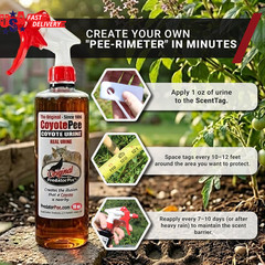 100% Coyote Urine Kit, Territorial Marking Scent Kit, Creates Predator Presence
