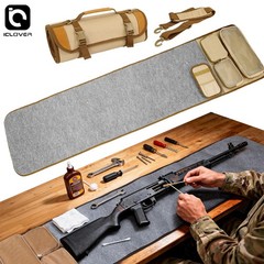 Portable Gun Cleaning Mat Pistol Handgun Rifle Shooting Cleaning Pad Heavy-Duty