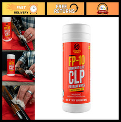 Firearm Cleaning Wipes, CLP Gun Maintenance, 40 Count, Quick-Dry & Lubricating