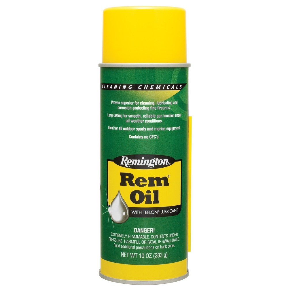 Remington Rem Oil 10 oz Aerosol Firearm Cleaner Lubricant Rust Protector 24027