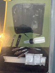 Remington Rifle Cleaning Kit For.22 Thru .30cal Inside Folding Storage Pouch