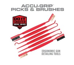 Real Avid Accu-Grip Gun Cleaning Pick and Brush Set