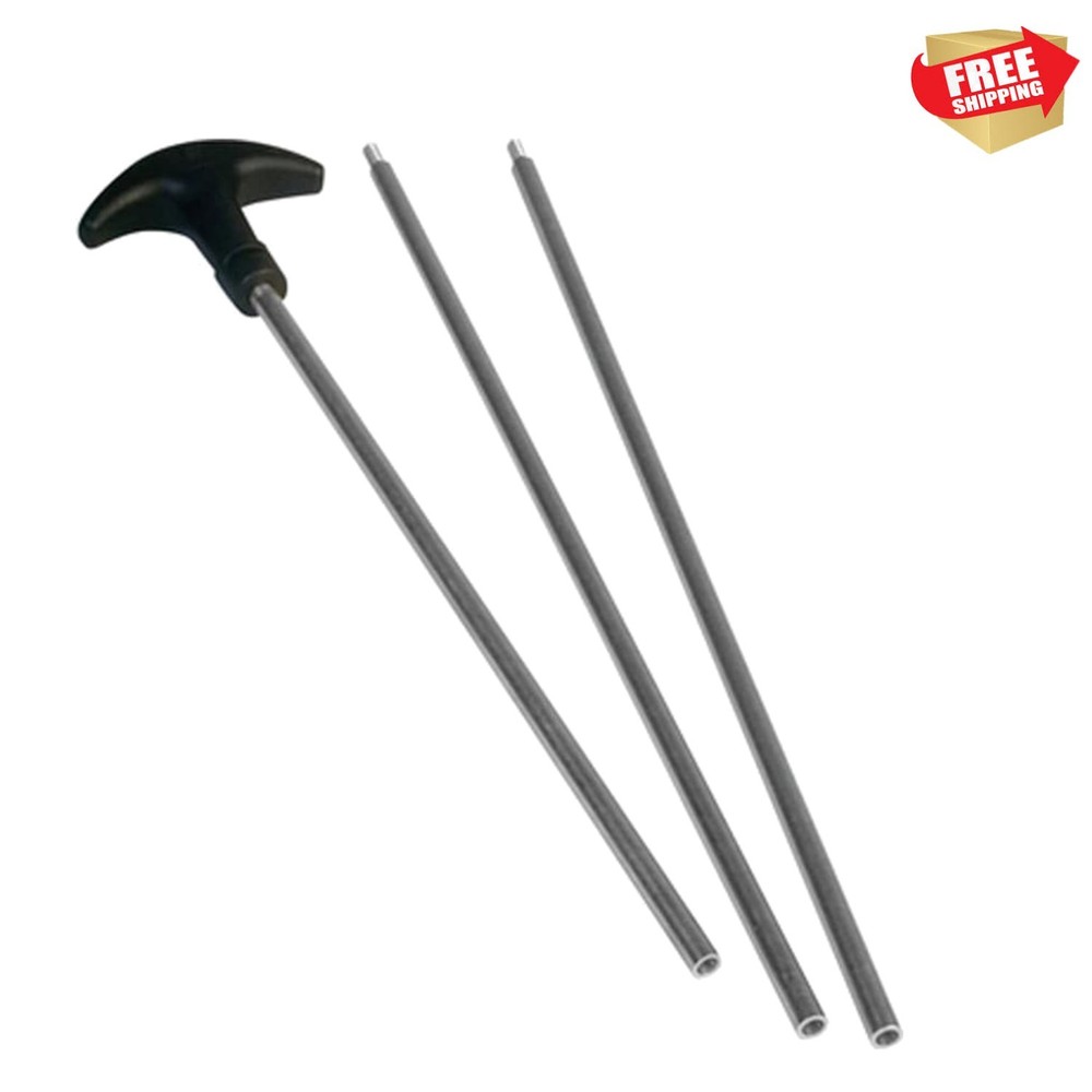 41616 Universal 3-Piece Brass Cleaning Rod for Rifles Pistols Shotguns