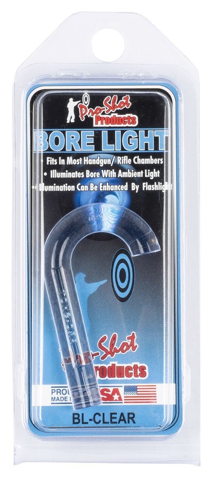 Pro-Shot BLCLEAR UV Bore Light .22 Cal & Up Handgun/Rifle Fiber Optic Illuminato