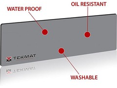 Tekmat Long Gun Cleaning Mat Gray