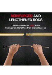 Solid Brass Gun Cleaning Kit – Heavy Duty, Durable Bore Brush Rod Set