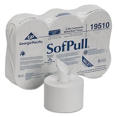 Georgia-Pacific SofPull High Capacity Centerpull Toilet Tissue 8.4″ L | 6 Rolls