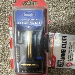 Gunmaster .357/.38/9MM 14-Piece Cleaning Kit with Allen Silicone Cloth