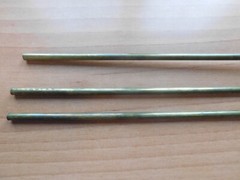 VINTAGE GUN CLEANING THREE PIECE ROD WITH WOODEN HANDLE IN EXCELLENT SHAPE ~ 39″
