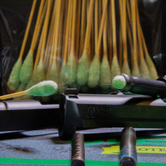 Field & Range Bore Stix | Pre-Saturated Gun Cleaning Cotton Swabs | Caliber Spec