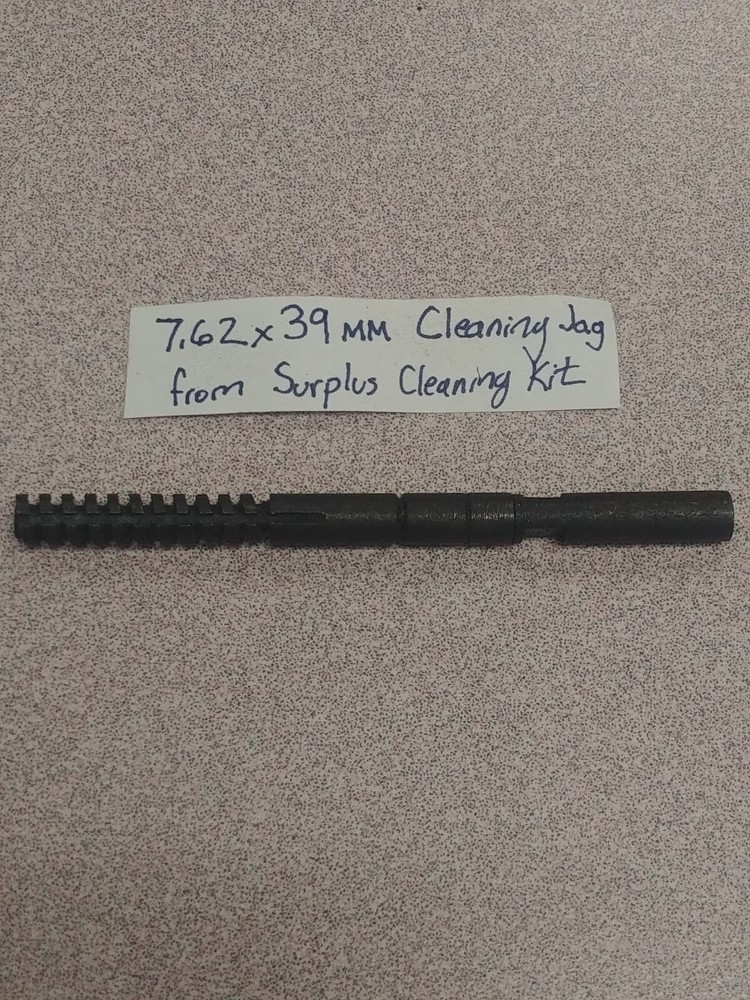 Cleaning Jag For 7.62x39mm Rifles From Surplus Cleaning Kit