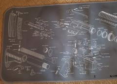 Wheeler Engineering Gun Cleaning Rubber Mat
