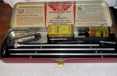 Vintage Outers Gunslick Rifle Cleaning Kit No. 477 w/ Box Solvent & Patches