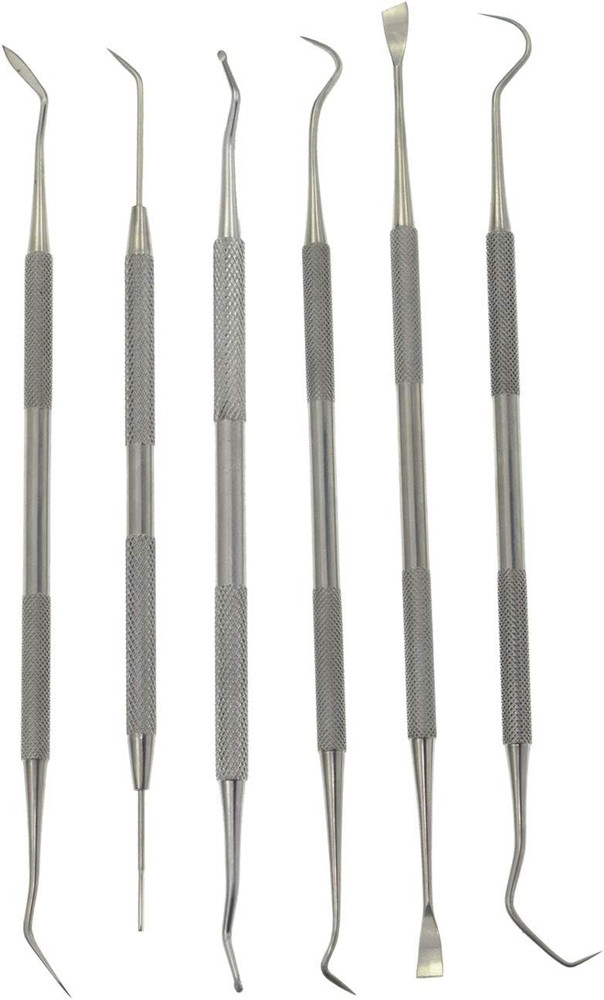 Gun Cleaning Brush & Pick Kit-Double Ended Brass Copper Nylon Steel Brush & Meta