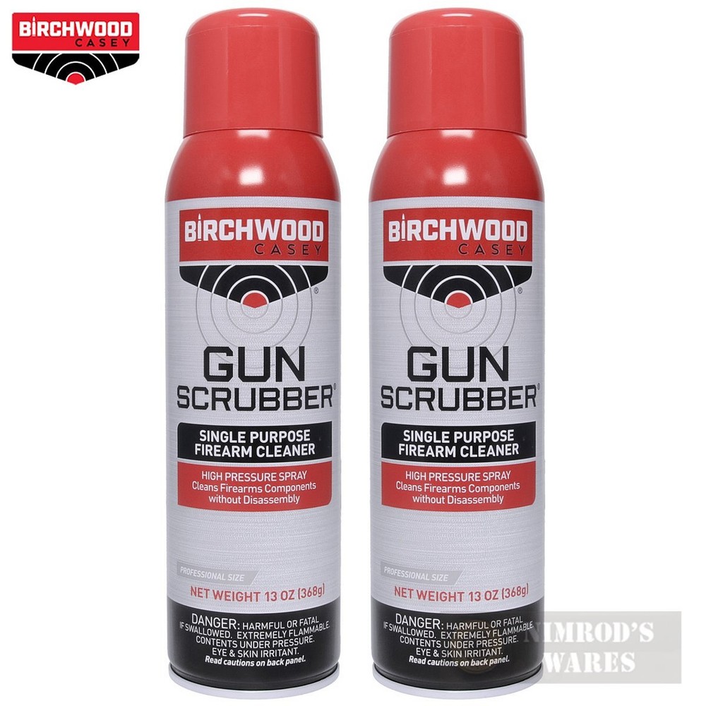 Birchwood GUN SCRUBBER 2-PACK Firearm Cleaner 13 oz Aerosol 33344 FAST SHIP