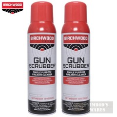 Birchwood GUN SCRUBBER 2-PACK Firearm Cleaner 13 oz Aerosol 33344 FAST SHIP