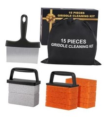 Griddle Cleaning Kit for Blackstone,15 Pieces Flat Top Grill Cleaning Kit with
