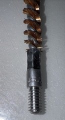 Cleaning .22 Caliber Bore Brush Bronze Bristles & Steel Core