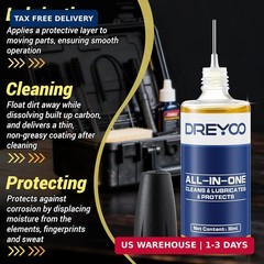 Gun Cleaning Oil, Gun Lubricant and Cleaner for Firearm Maintenance and Rust Pre