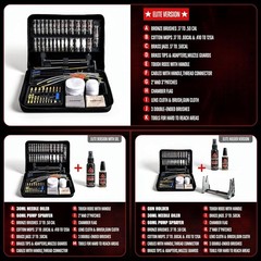 GLORYFIRE Universal Gun Cleaning Kit for Handgun Shotgun & Pistol,Elite Gun Clea