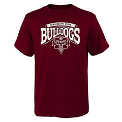 Outerstuff NCAA Youth Boys 8-20 Mississippi State Tee & hood Set,Youth Boys Medi