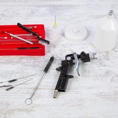 CANOPUS Professional Spray Gun Cleaning Kit, 23 Piece Complete Maintenance Se…