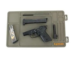 Lyman Essential Gun Mat with Molded storage compartments – Rifle or Handgun Size