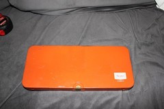 Sears Ted Williams Gun Cleaning Kit Vintage 20201 Orange Case PARTIAL
