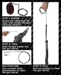 Guns Snake Cleaner for Rifle Pistol Shotgun Bore Rope Snake Cleaning Tool Kit US