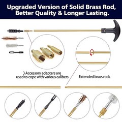 Gun Cleaning Kit, Rifle Pistol Shotgun Handgun Cleaning Kit with Case, Univer…