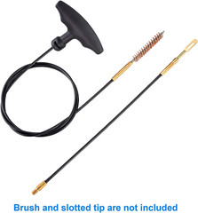 Raiseek Flexible Threaded Bore Cleaning Coated Cable Set 8″, 33″ for Pistol Rifl