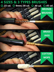 Universal Gun Cleaning Kit Pistol 9Mm .38 .22 .40 .45 Caliber for Handgun Huntin