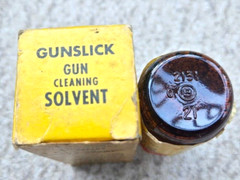 Outers GunSlick Gun Cleaning Nitro Powder Solvent 2oz. Empty Glass Bottle