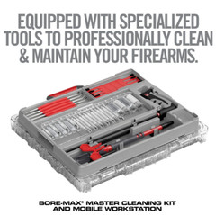 Real Avid Bore Max Master Cleaning Kit & Mobile Work Station for 22 Cal-12 Gauge