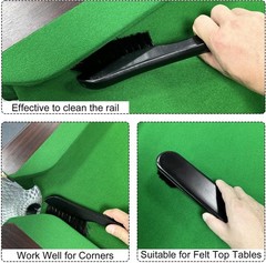 Comprehensive Billiards Cleaning Kit: Brush, Cloth & Chalk – Perfect for Players