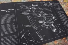 Gun Cleaning Mat for Smith & Wesson M&P Breakdown Schematics Parts Diagram