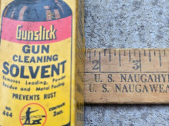 Outers GunSlick Gun Cleaning Nitro Powder Solvent 2oz. Empty Glass Bottle