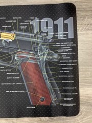 TekMat TekTowel Gun Clean Pistol Handgun Cleaning Mat – TEKR171911CA